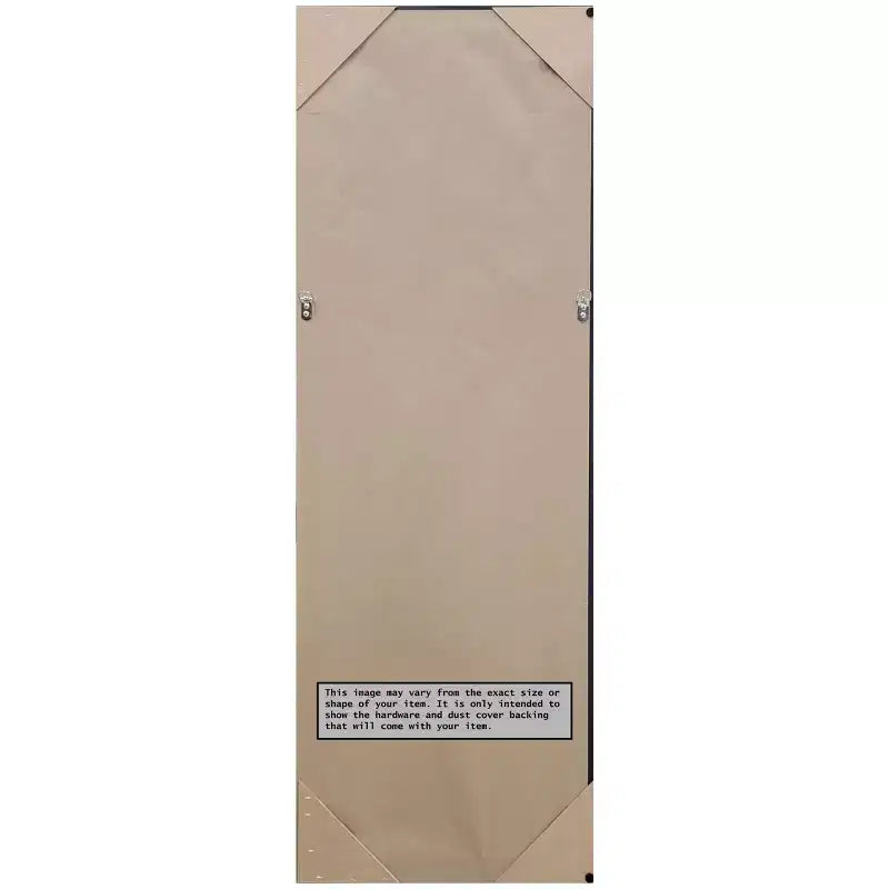 Miroir mural et de porte pleine longueur 18" x 52" avec cadre noir étroit