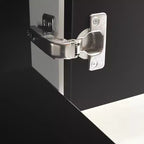 Meuble TV moderne avec foyer électrique décoratif et 2 armoires, compatible avec les téléviseurs jusqu'à 78 po.