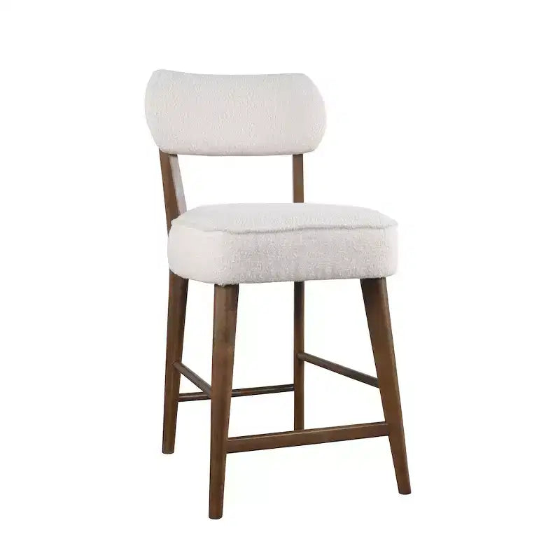 Tabouret de bar de cuisine Boucle Mid-Century Modern (Lot de 2)