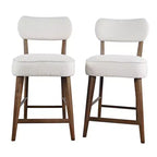 Tabouret de bar de cuisine Boucle Mid-Century Modern (Lot de 2)