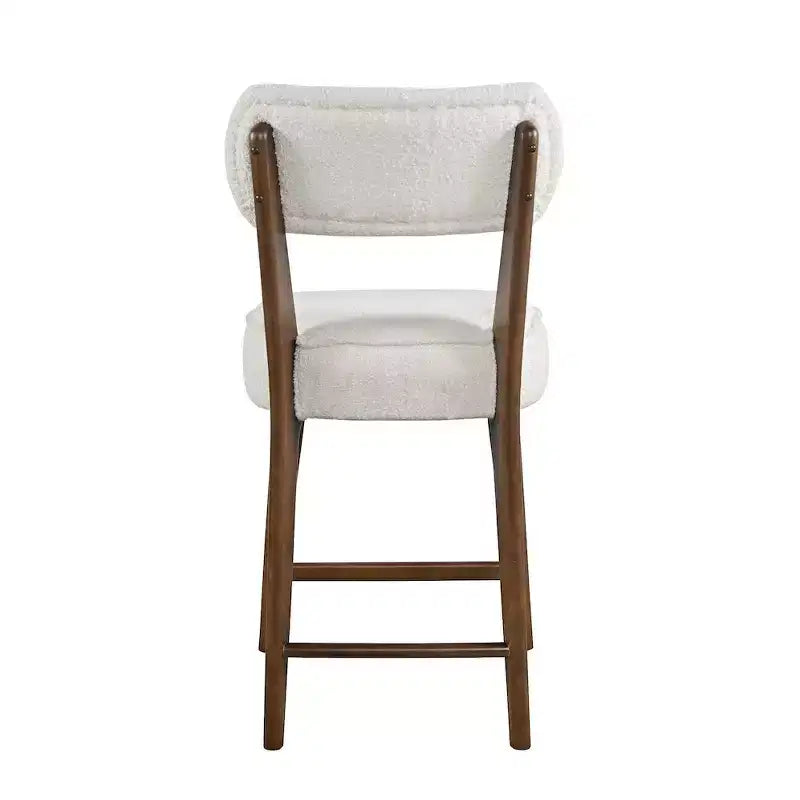 Tabouret de bar de cuisine Boucle Mid-Century Modern (Lot de 2)