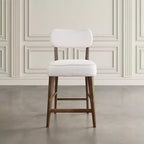 Tabouret de bar de cuisine Boucle Mid-Century Modern (Lot de 2)