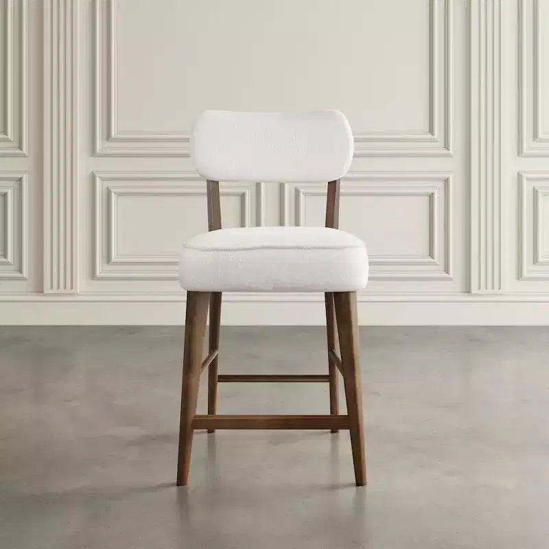 Tabouret de bar de cuisine Boucle Mid-Century Modern (Lot de 2)