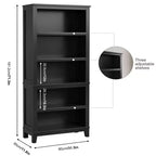 Étagère haute à 5 niveaux de 71" avec tablettes réglables, 31,5" de largeur