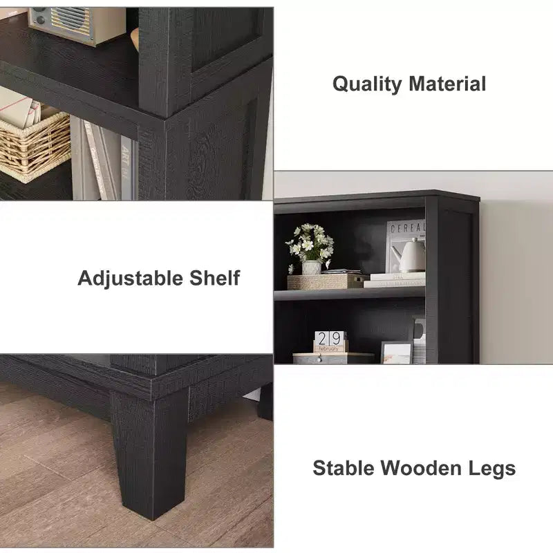 Étagère haute à 5 niveaux de 71" avec tablettes réglables, 31,5" de largeur