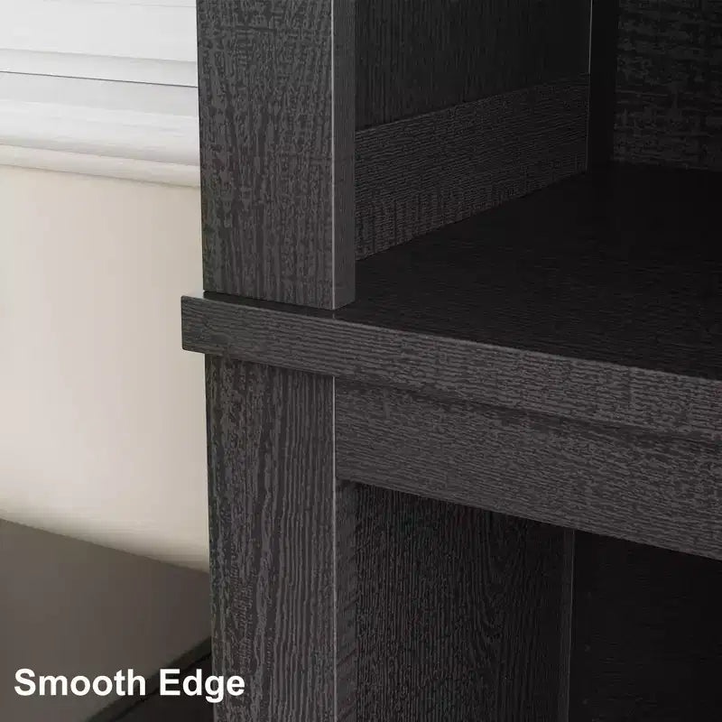 Étagère haute à 5 niveaux de 71" avec tablettes réglables, 31,5" de largeur