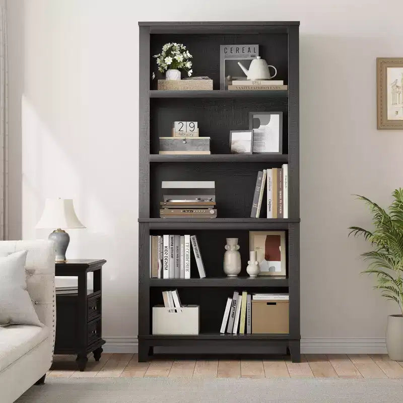 Étagère haute à 5 niveaux de 71" avec tablettes réglables, 31,5" de largeur