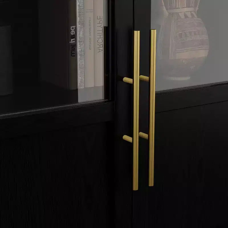 Buffet de 55 pouces avec portes vitrées et rangement