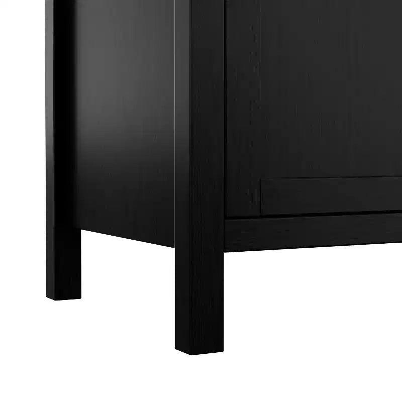 Buffet de 55 pouces avec portes vitrées et rangement