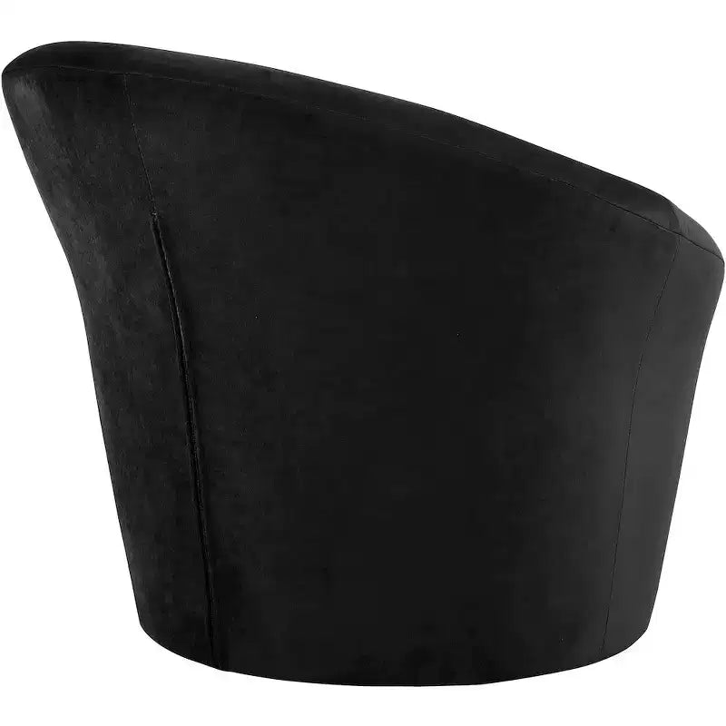 Fauteuil d'appoint en velours avec cadre en bois