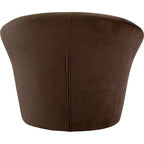 Fauteuil d'appoint en velours avec cadre en bois