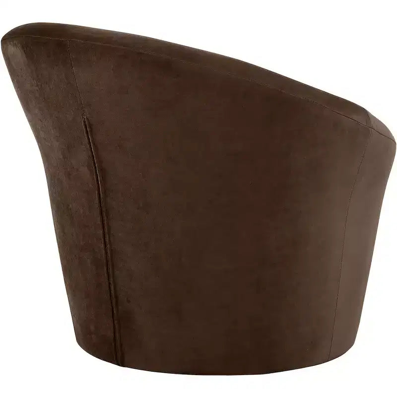 Fauteuil d'appoint en velours avec cadre en bois
