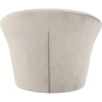 Fauteuil d'appoint en velours avec cadre en bois