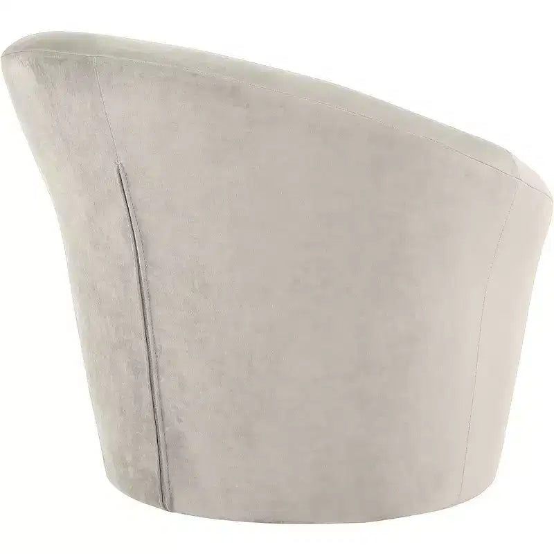 Fauteuil d'appoint en velours avec cadre en bois
