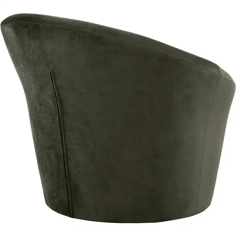 Fauteuil d'appoint en velours avec cadre en bois
