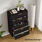 Commode en bois à 5 tiroirs larges