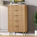 Commode en bois à 5 tiroirs larges