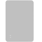 Miroir de salle de bain LED rétroéclairé 24 x 36 pouces avec fonction anti-buée