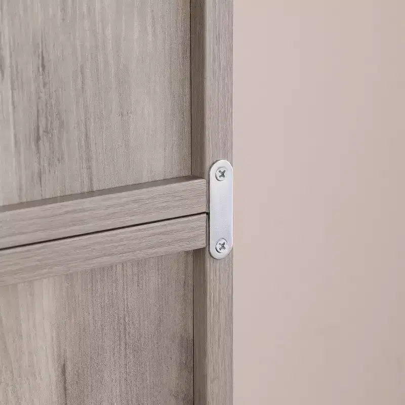 Étagère réglable à 7 niveaux avec placards détachables et bords ondulés
