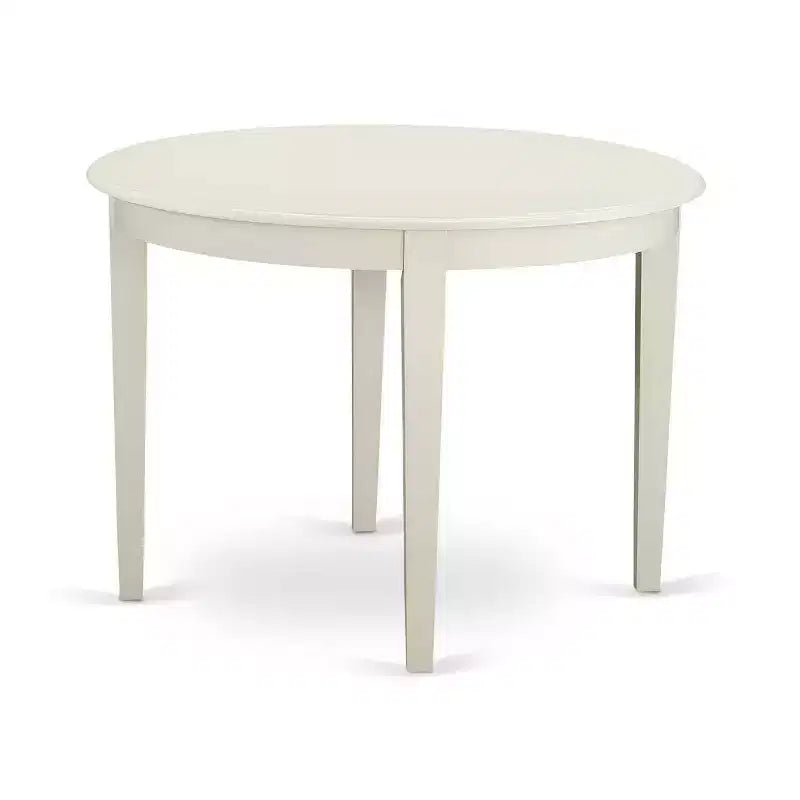 Ensemble de salle à manger 5 pièces avec 4 fauteuils, structure en bois et sièges en similicuir