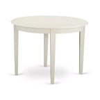 Ensemble de salle à manger 5 pièces avec 4 fauteuils, structure en bois et sièges en similicuir