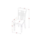 Ensemble de salle à manger 5 pièces avec plateau en bois – 4 places
