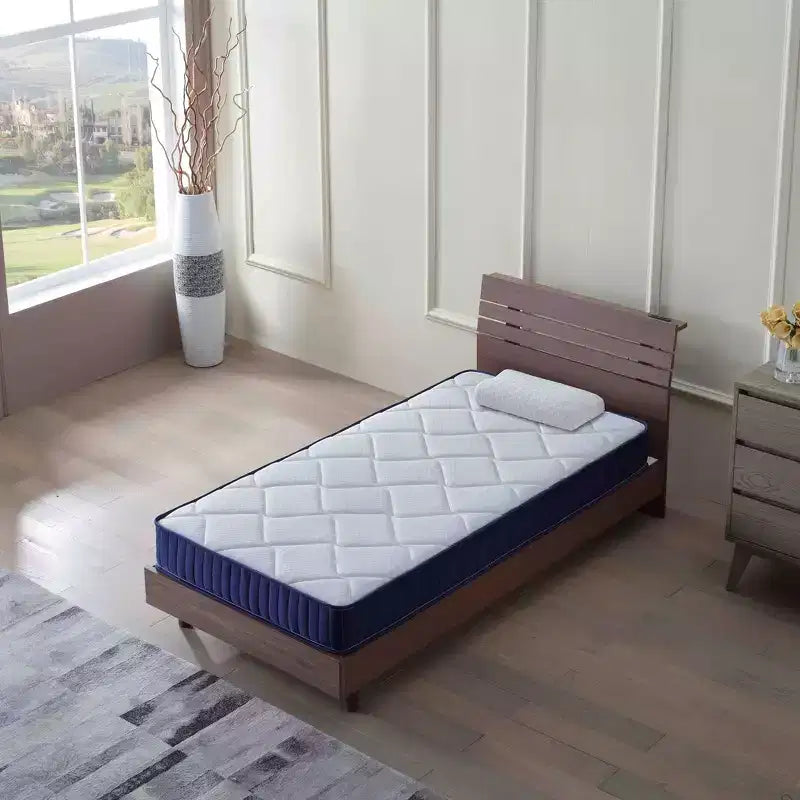 Matelas hybride double de 6 pouces avec ressorts ensachés et mousse à mémoire de forme