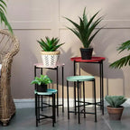 GDFStudio Dutile Modern Metal Nesting Table (Set of 4)