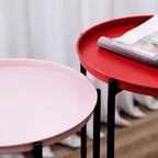 Ensemble de 4 tables gigognes modernes en métal