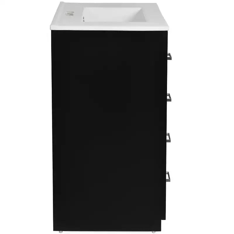 Meuble-lavabo de 76 cm avec évier et rangement
