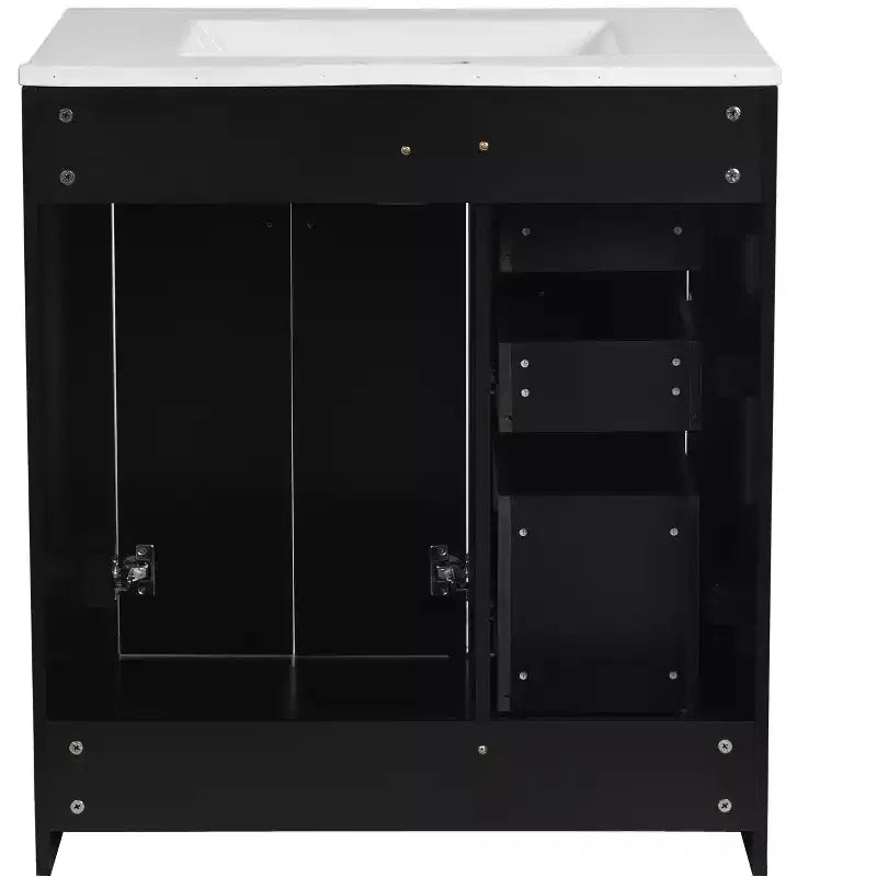 Meuble-lavabo de 76 cm avec évier et rangement