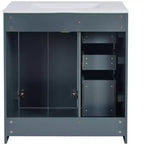Meuble-lavabo de 76 cm avec évier et rangement