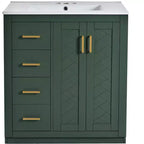 Meuble-lavabo de 76 cm avec évier et rangement