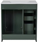 Meuble-lavabo de 76 cm avec évier et rangement