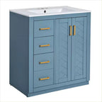 Meuble-lavabo de 76 cm avec évier et rangement