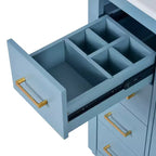 Meuble-lavabo de 76 cm avec évier et rangement