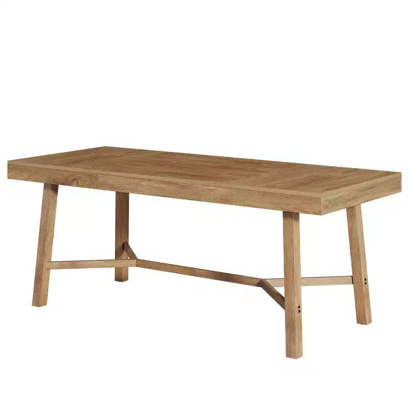 Table de salle à manger rustique de 180 cm – Pour 6 à 8 personnes, en MDF, multifonctionnelle