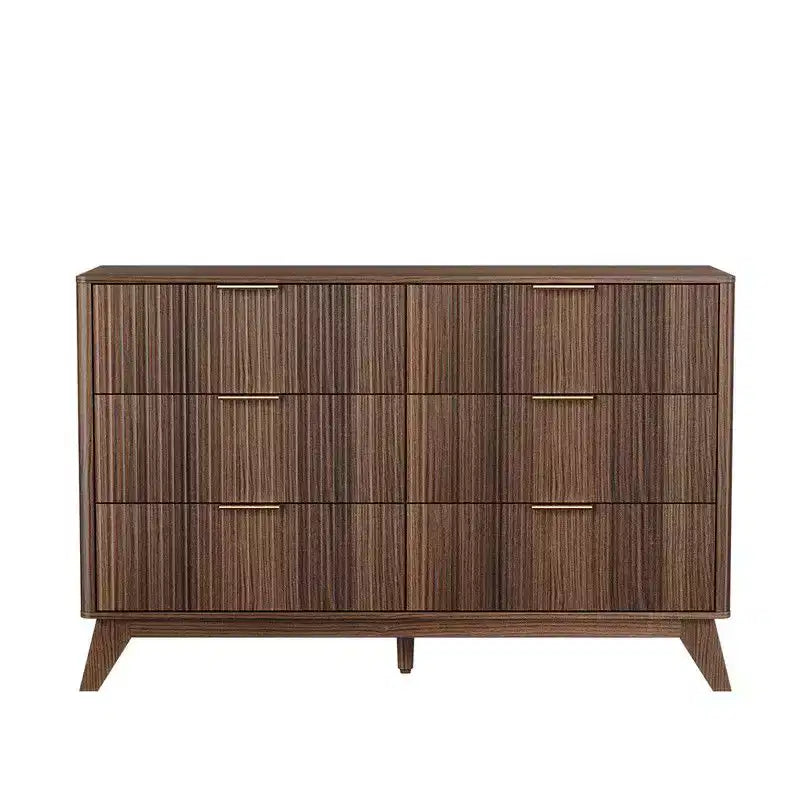 Commode à tiroirs doubles de 47 po avec 6 tiroirs à grille
