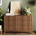 Commode à tiroirs doubles de 47 po avec 6 tiroirs à grille