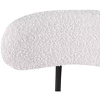 Tabouret de comptoir en tissu bouclé, lot de 2