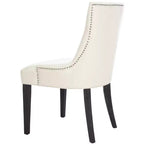 Chaise de salle à manger capitonnée avec clous décoratifs (Lot de 2)