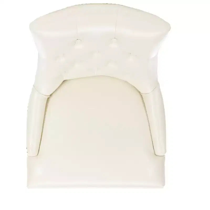 Chaise de salle à manger capitonnée avec clous décoratifs (Lot de 2)