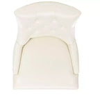 Chaise de salle à manger capitonnée avec clous décoratifs (Lot de 2)