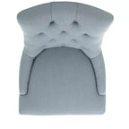 Chaise de salle à manger capitonnée avec clous décoratifs (Lot de 2)
