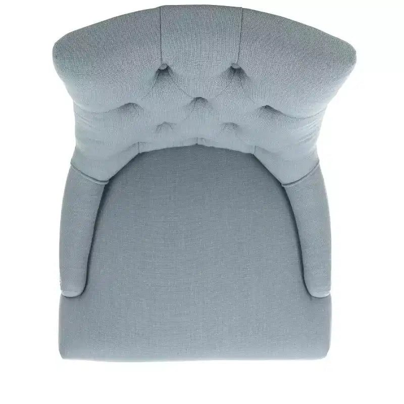 Chaise de salle à manger capitonnée avec clous décoratifs (Lot de 2)