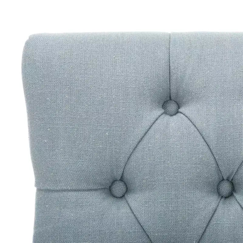 Chaise de salle à manger capitonnée avec clous décoratifs (Lot de 2)
