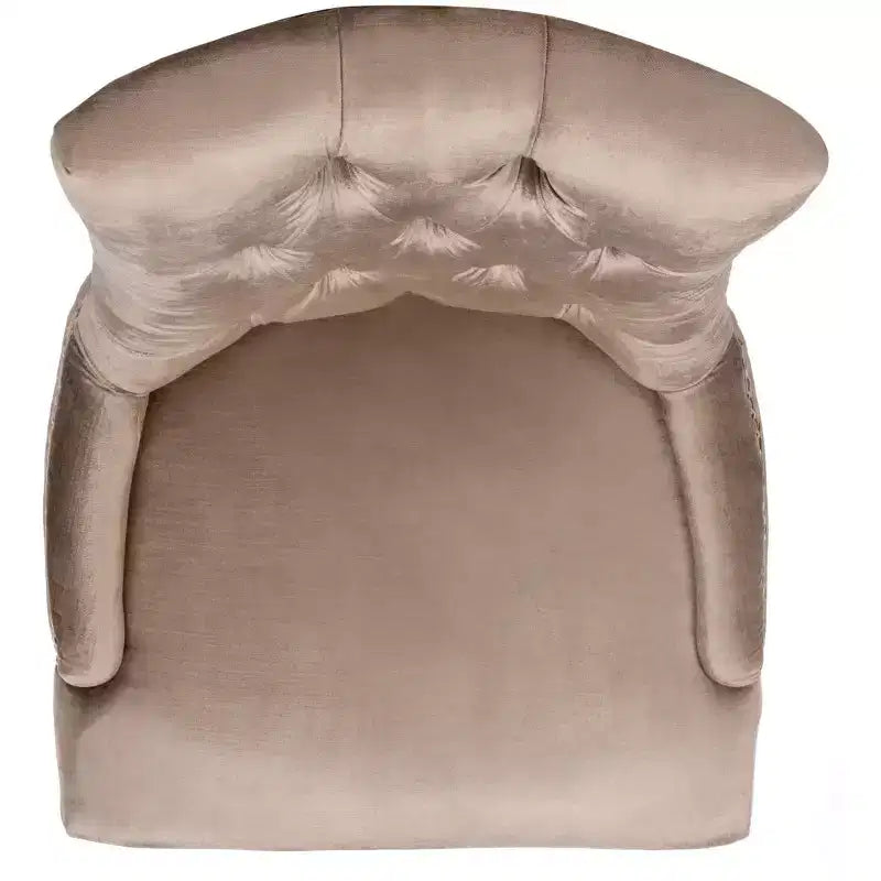 Chaise de salle à manger capitonnée avec clous décoratifs (Lot de 2)