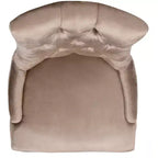 Chaise de salle à manger capitonnée avec clous décoratifs (Lot de 2)