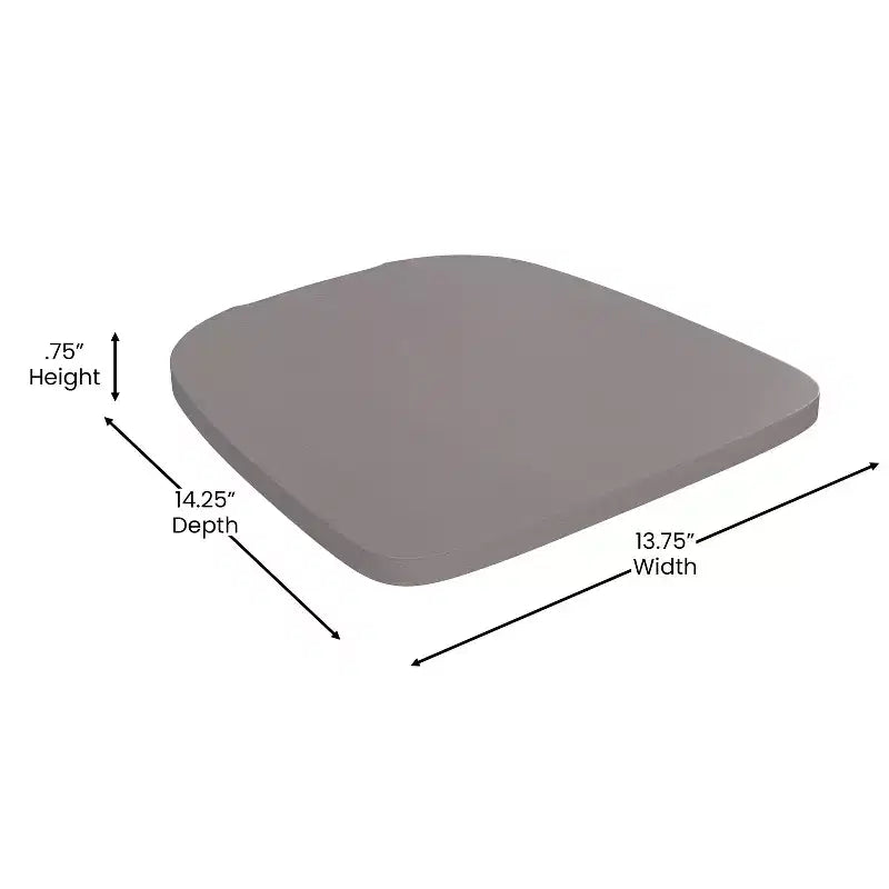 Tabouret de comptoir intérieur de 24 po avec dossier et assise en polyrésine