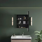Armoire de toilette à LED avec miroir – Encastrable ou murale, anti-buée, intensité réglable, 3 modes d'éclairage
